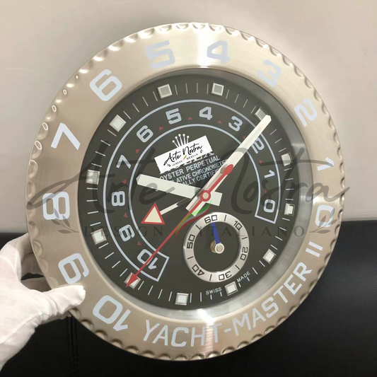 Yacht - Master II in Acciaio con Quadrante Nero