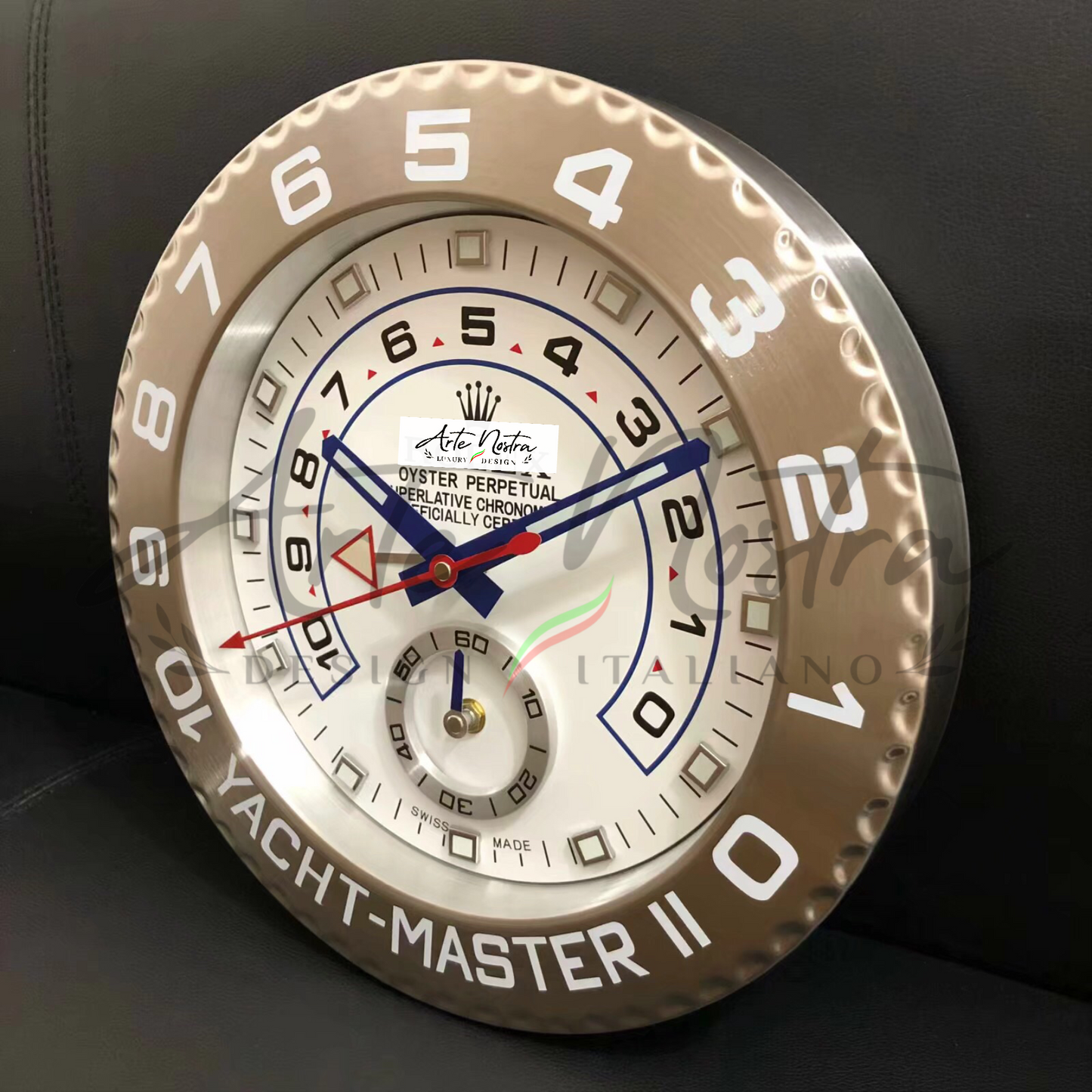 Yacht - Master II in Acciaio con Quadrante Bianco